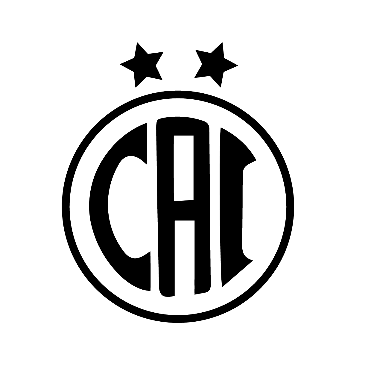 Escudo circular negro nuevo